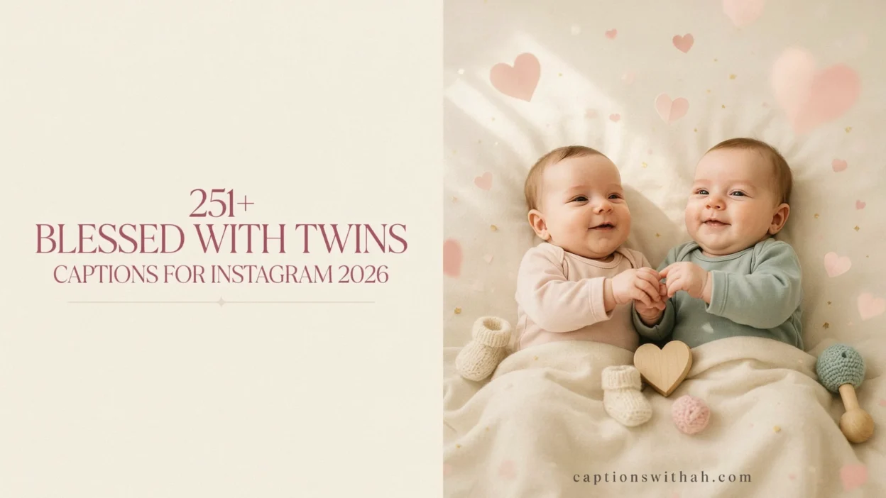 Blessed With Twins Captions for Instagram