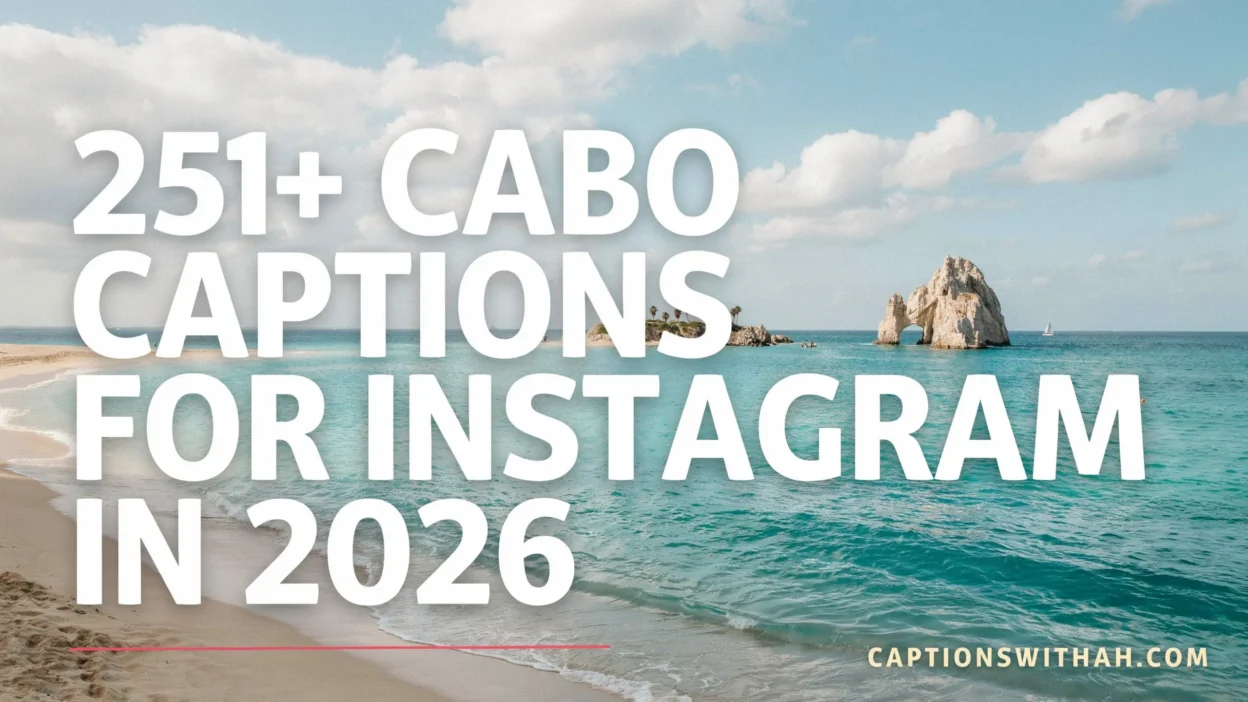 Cabo Captions for Instagram