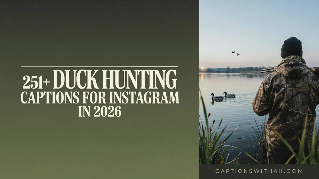 Duck Hunting Captions for Instagram