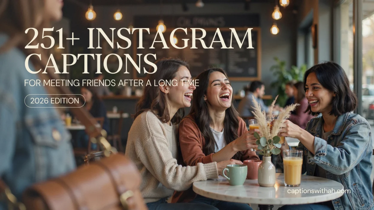 Instagram Captions for Meeting Friends After a Long Time