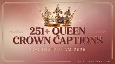 Queen Crown Captions for Instagram