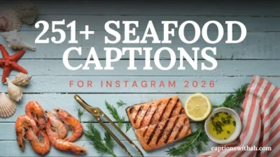 Seafood Captions for Instagram