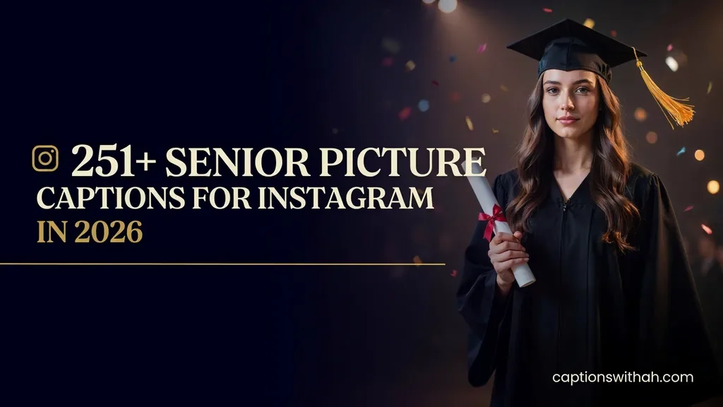 Senior Picture Captions for Instagram